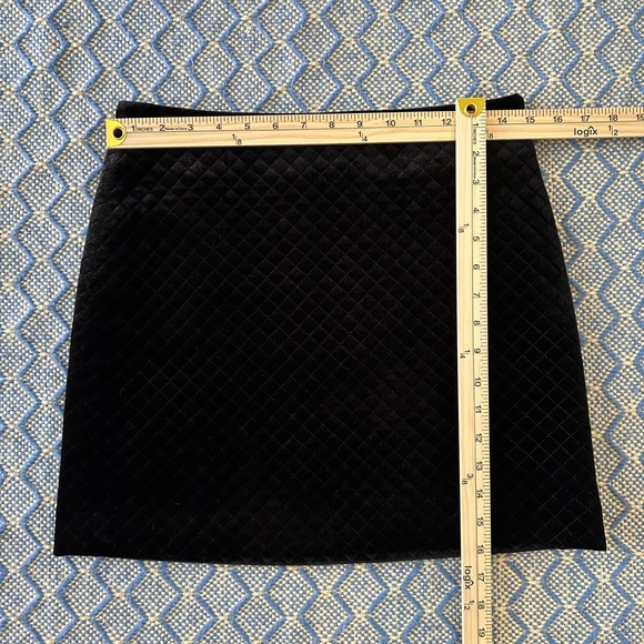 Paris Atelier Black Velvet Mini Skirt - Picture 4 of 6
